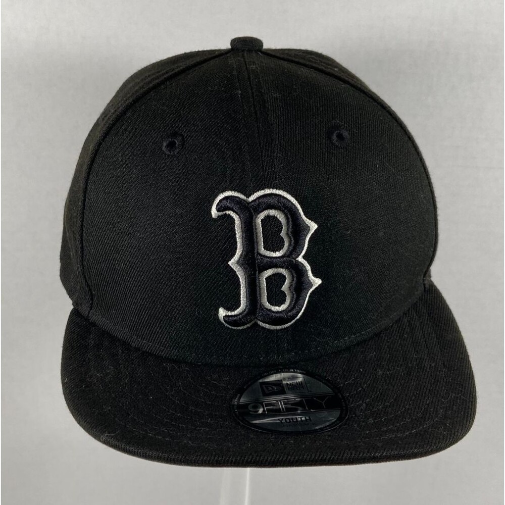 Boston Red Sox New Era 9FIFTY Youth Snapback Hat Black MLB Cap